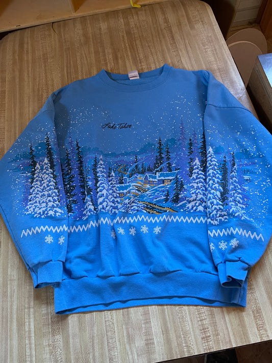 Vintage Lake Tahoe Sweatshirt medium