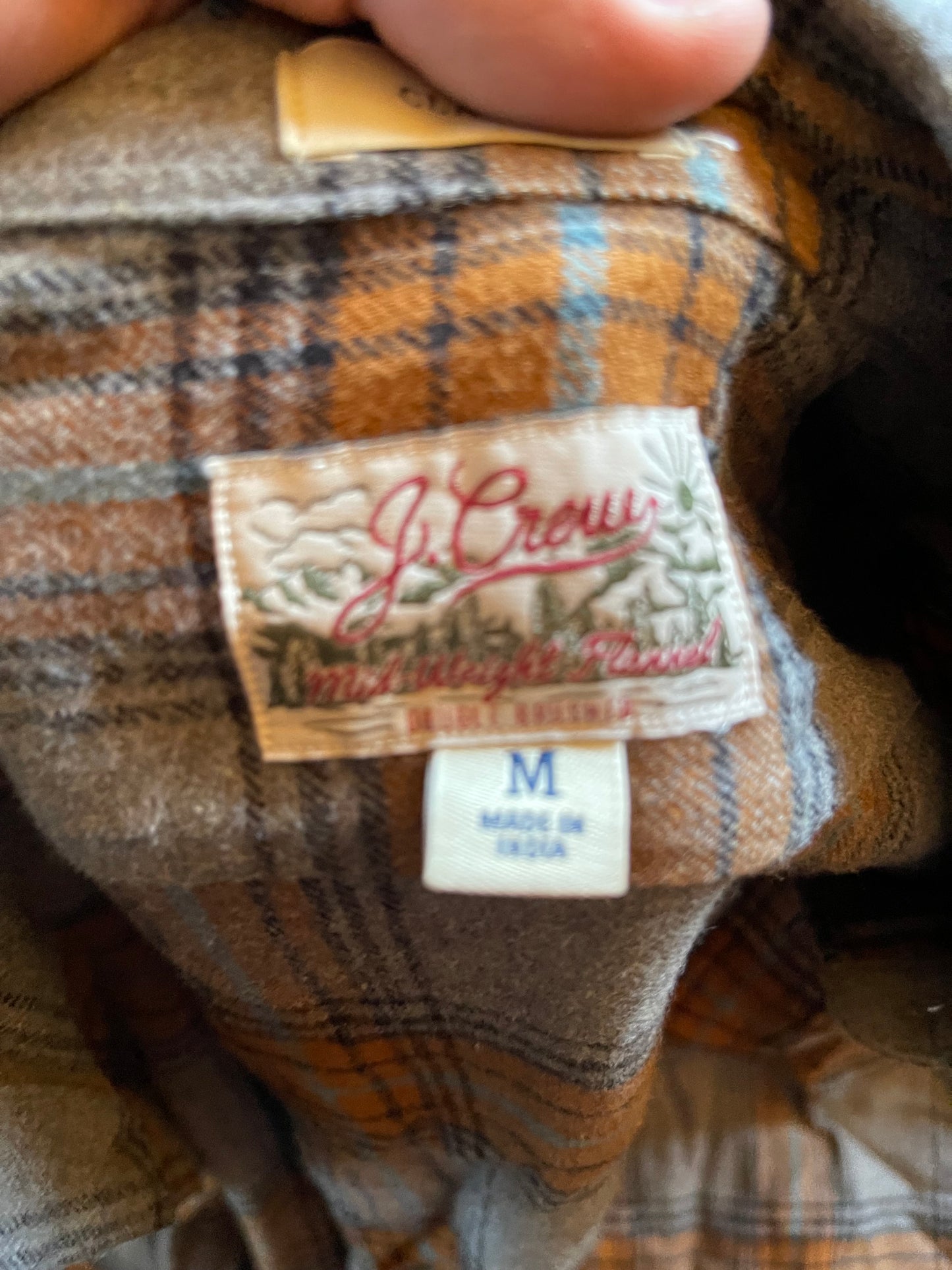 J crew flannel medium