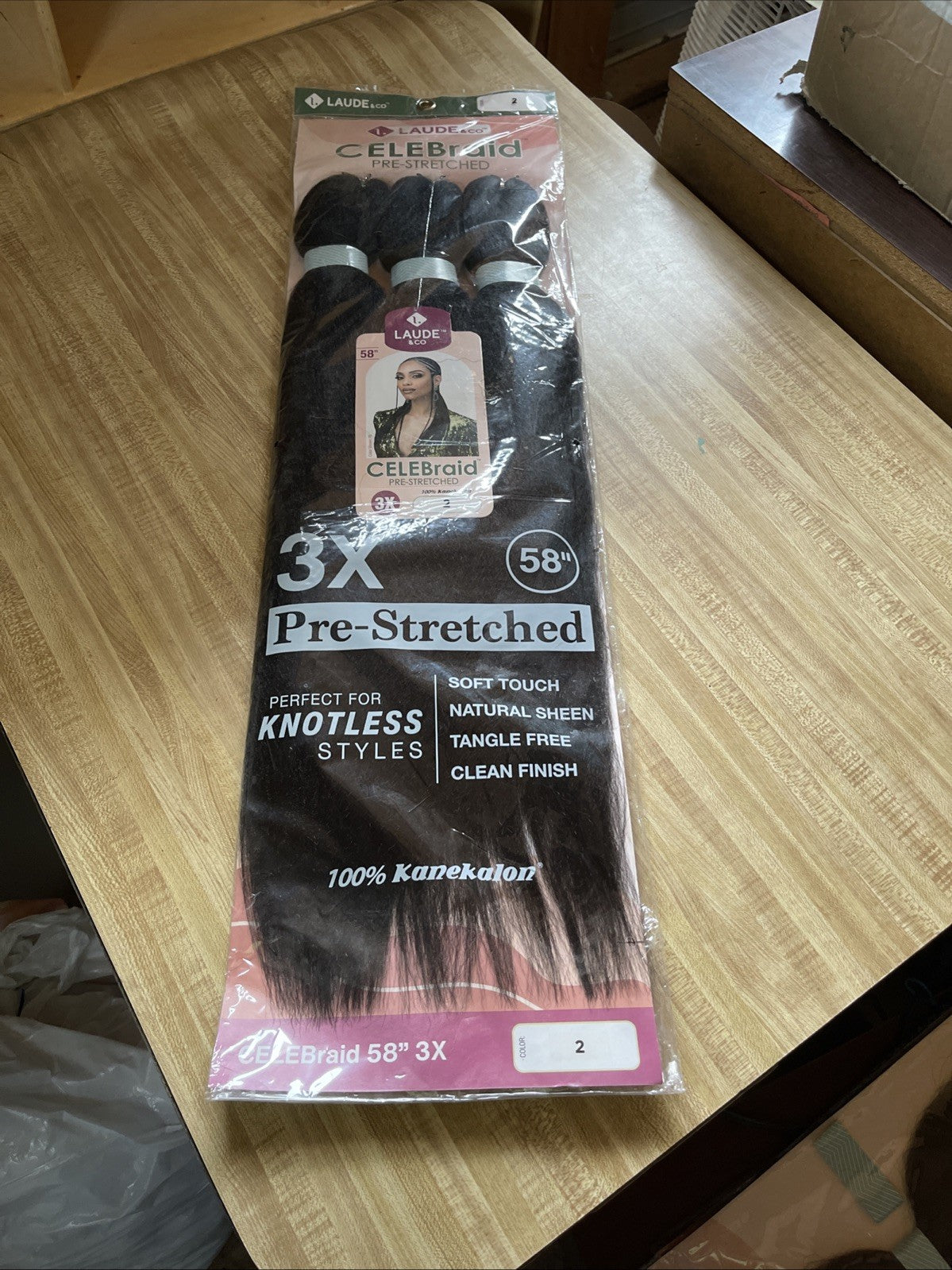 Laude & Co Celebraid 58 Inch Pre stretched Extensions 