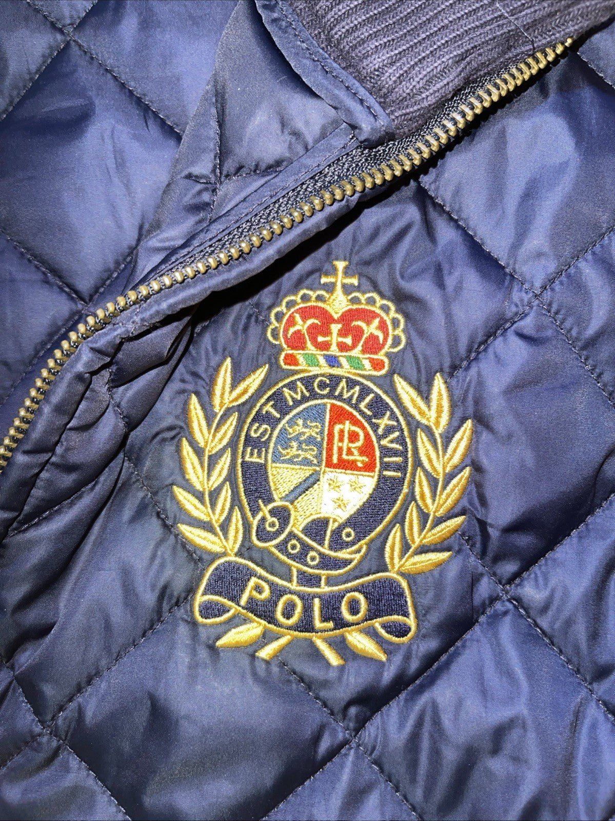 Polo Ralph Lauren Quilted Puffer Vest Medium 