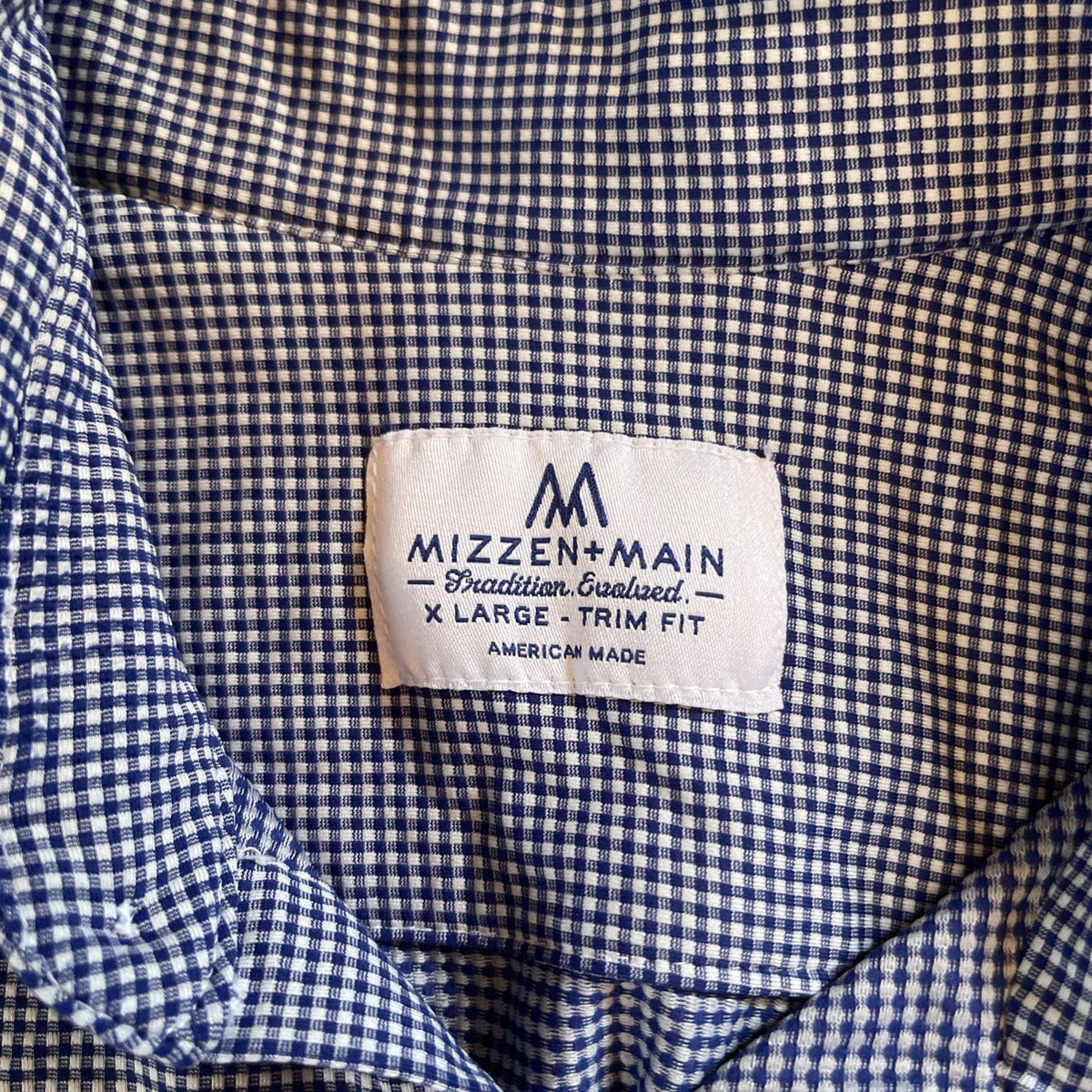 Mizzen Main Tradition Evolved Trim Fit Button Up XL
