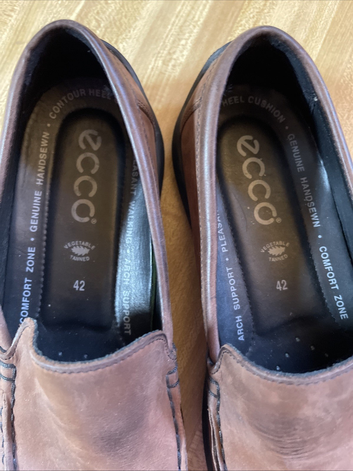 Ecco Leather Driving Shoes 42
