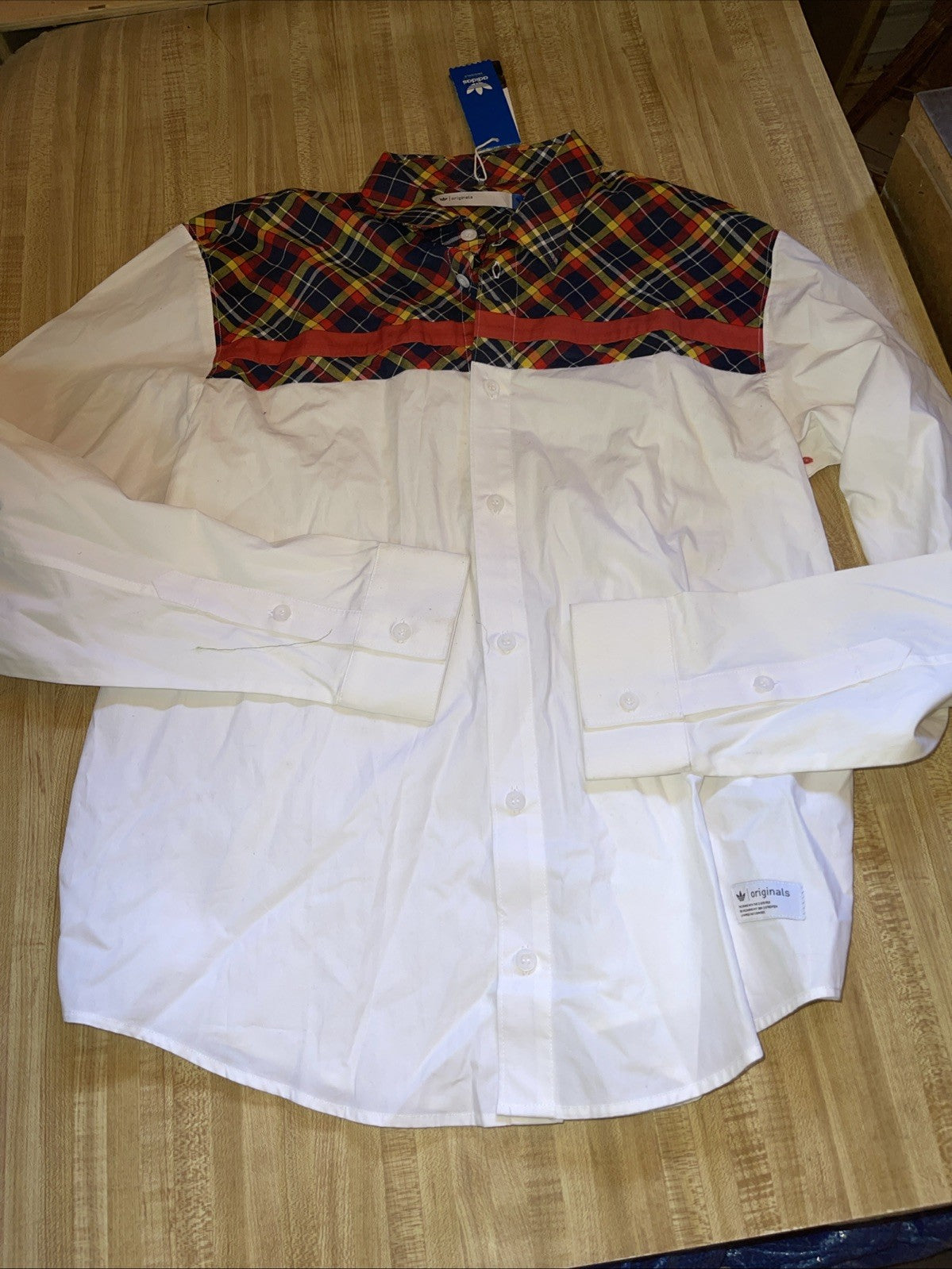 Deadstock Adidas Originals Button Up Large 