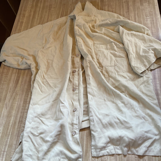 Tommy Bahama Silk Shirt Medium Embroidered 