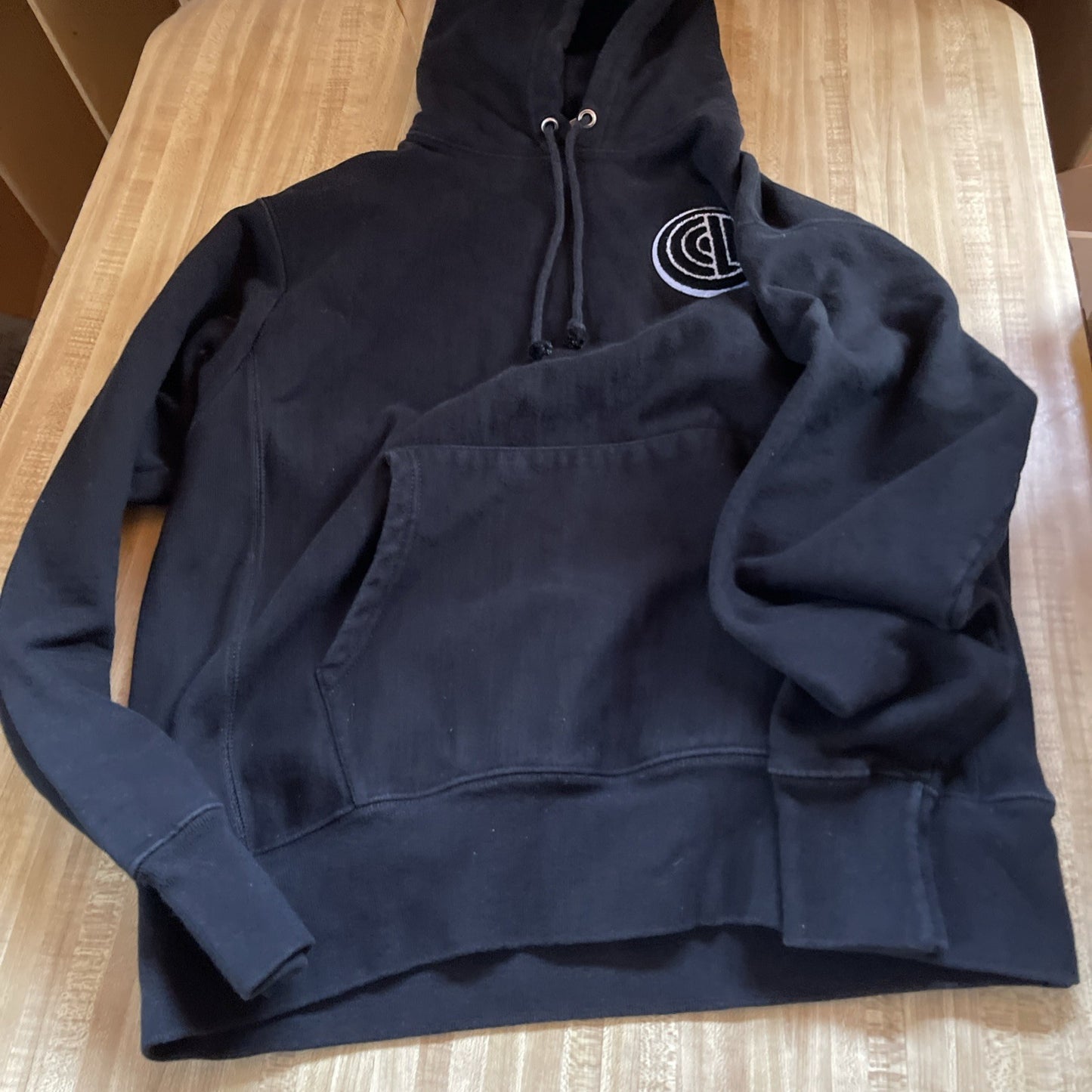 champion reverse weave hoodie Large 