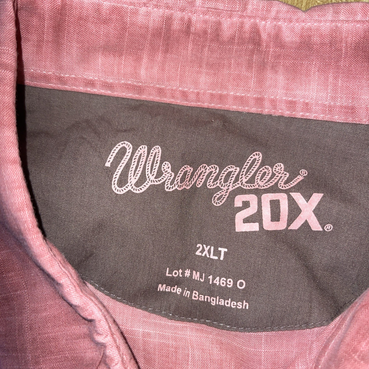 Wrangler 20X Pearl Snap 2XLT 