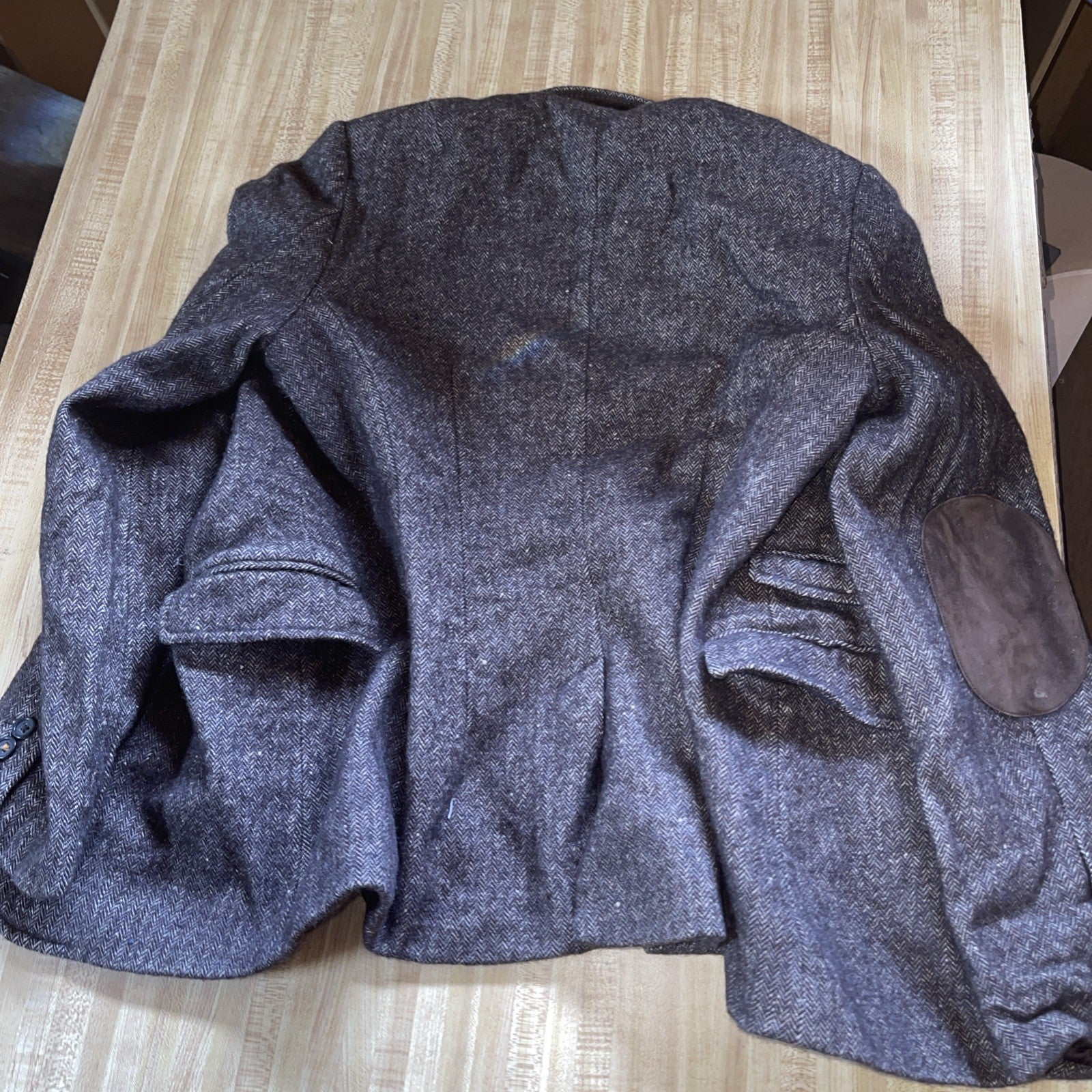 Vintage Banana Republic Women’s Blazer 12 Linen Wool Blend