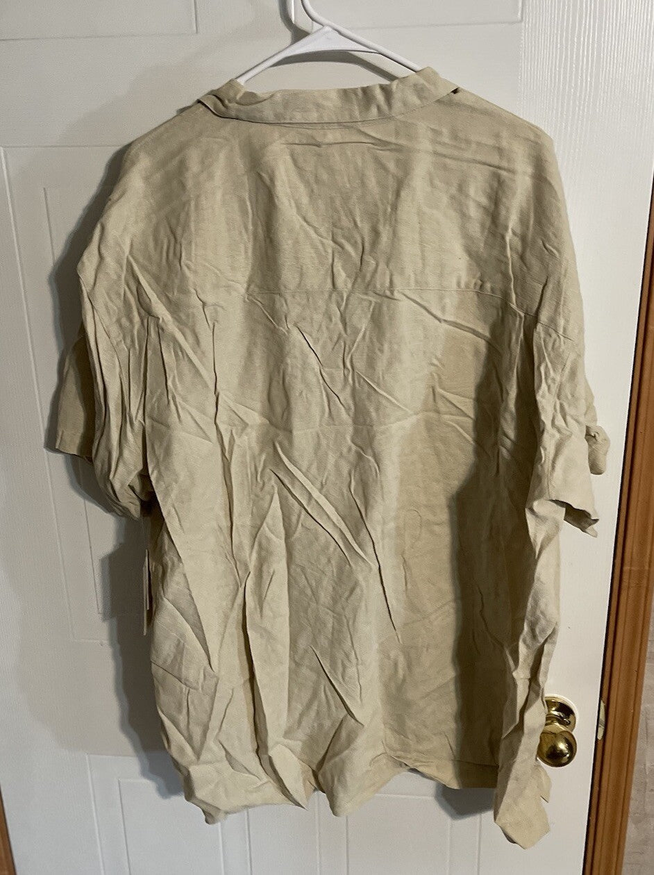 Joe Marlin Silk Blend Shirt NWT 2XB
