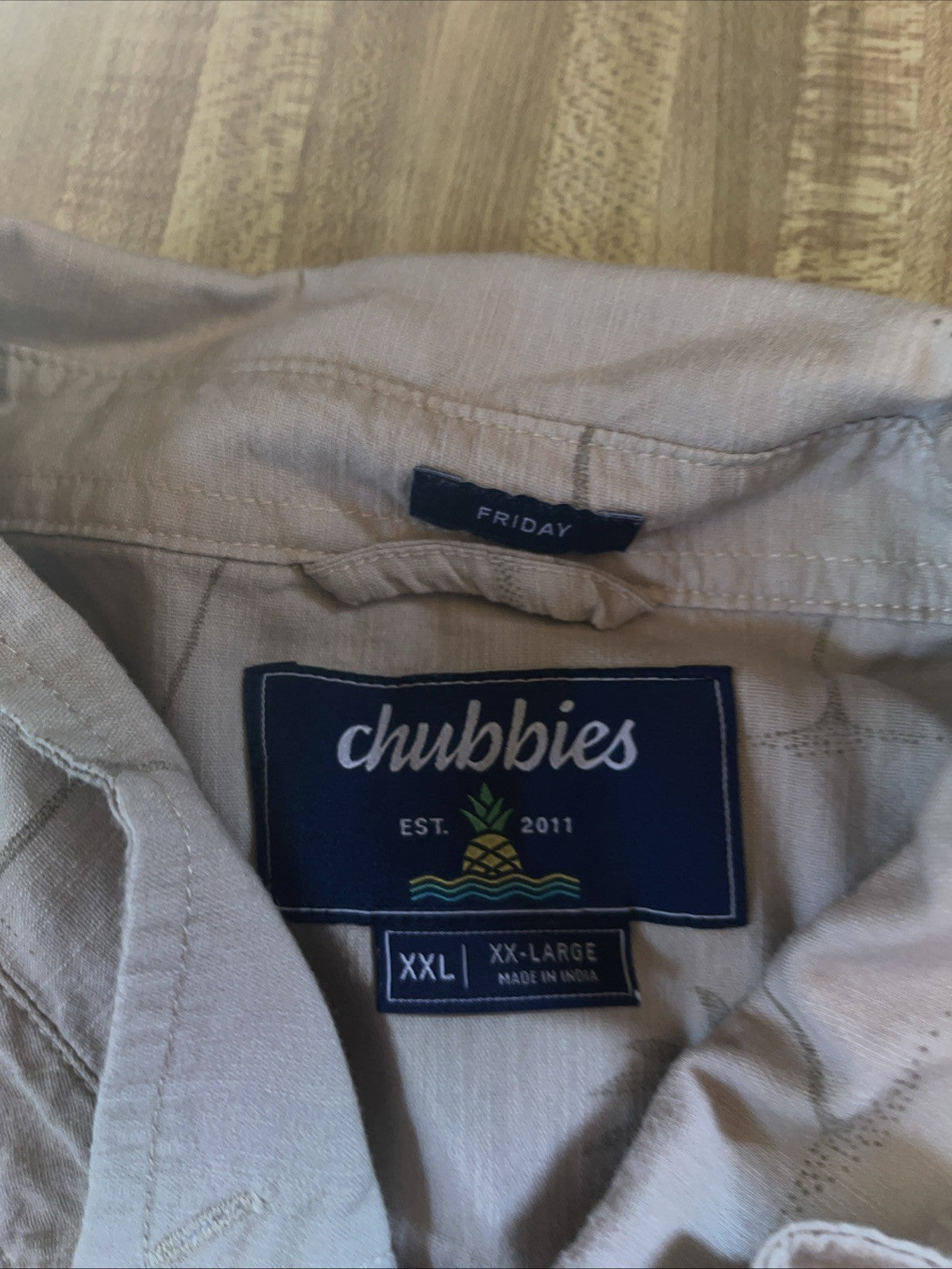 Chubbies Button Down XXL 