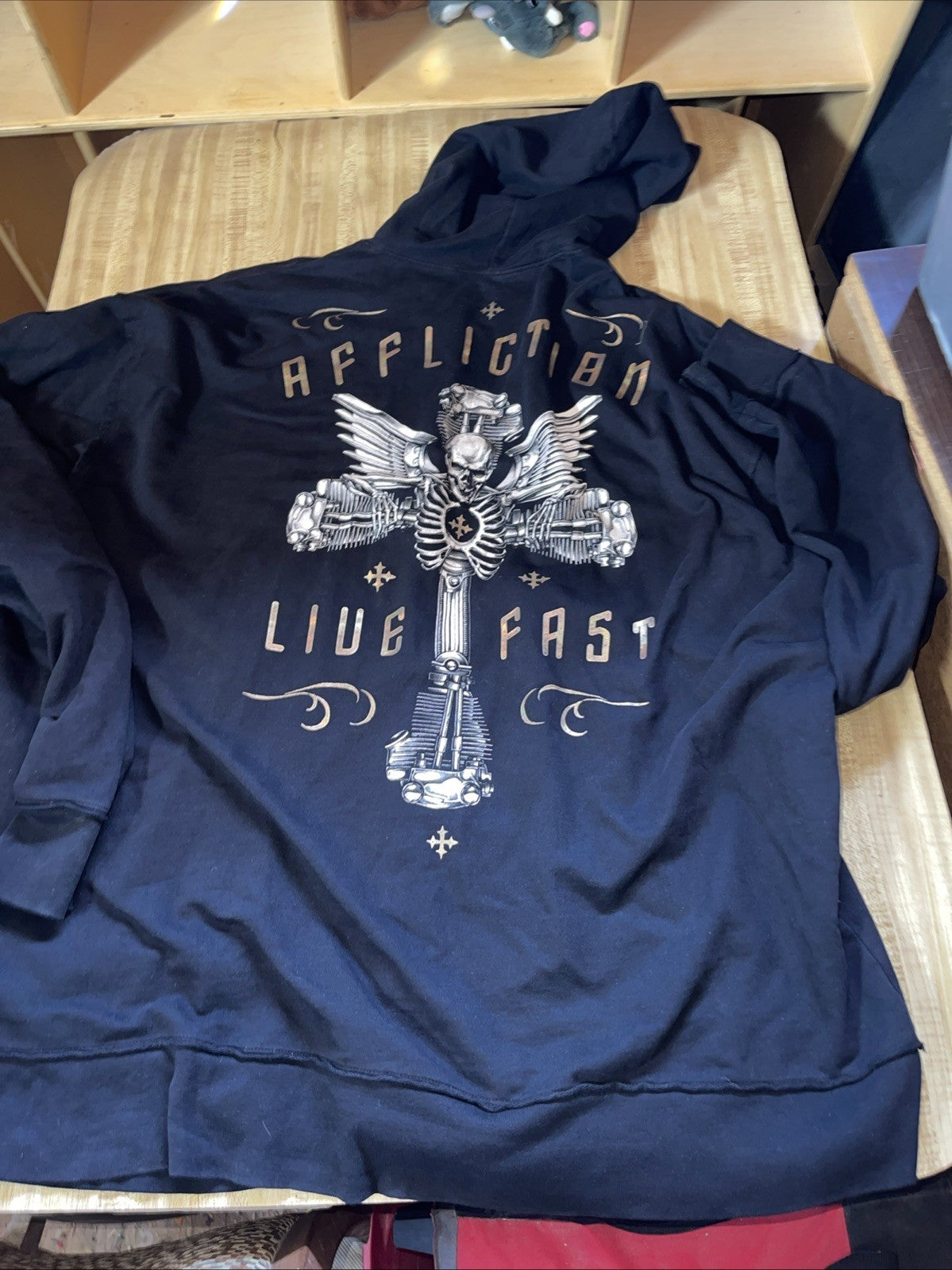 Affliction Hoodie 3XL  Full Zip