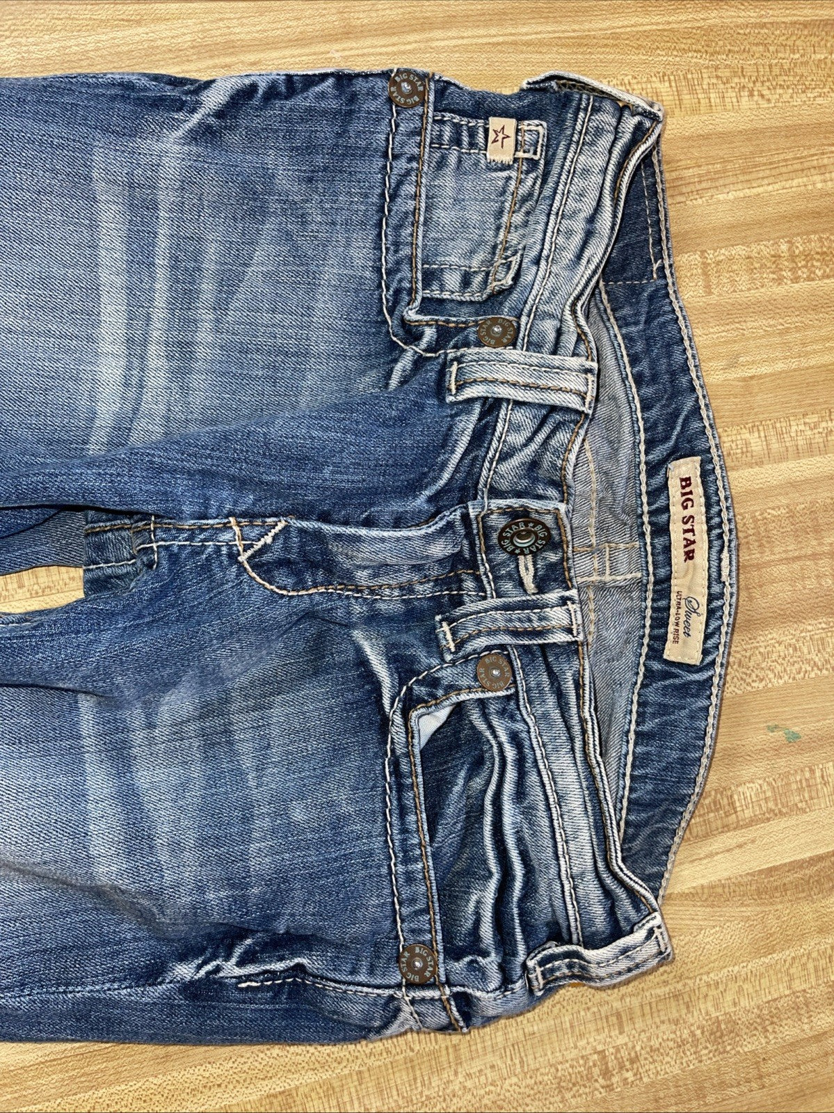 big star sweet ultra low rise jeans 26XL