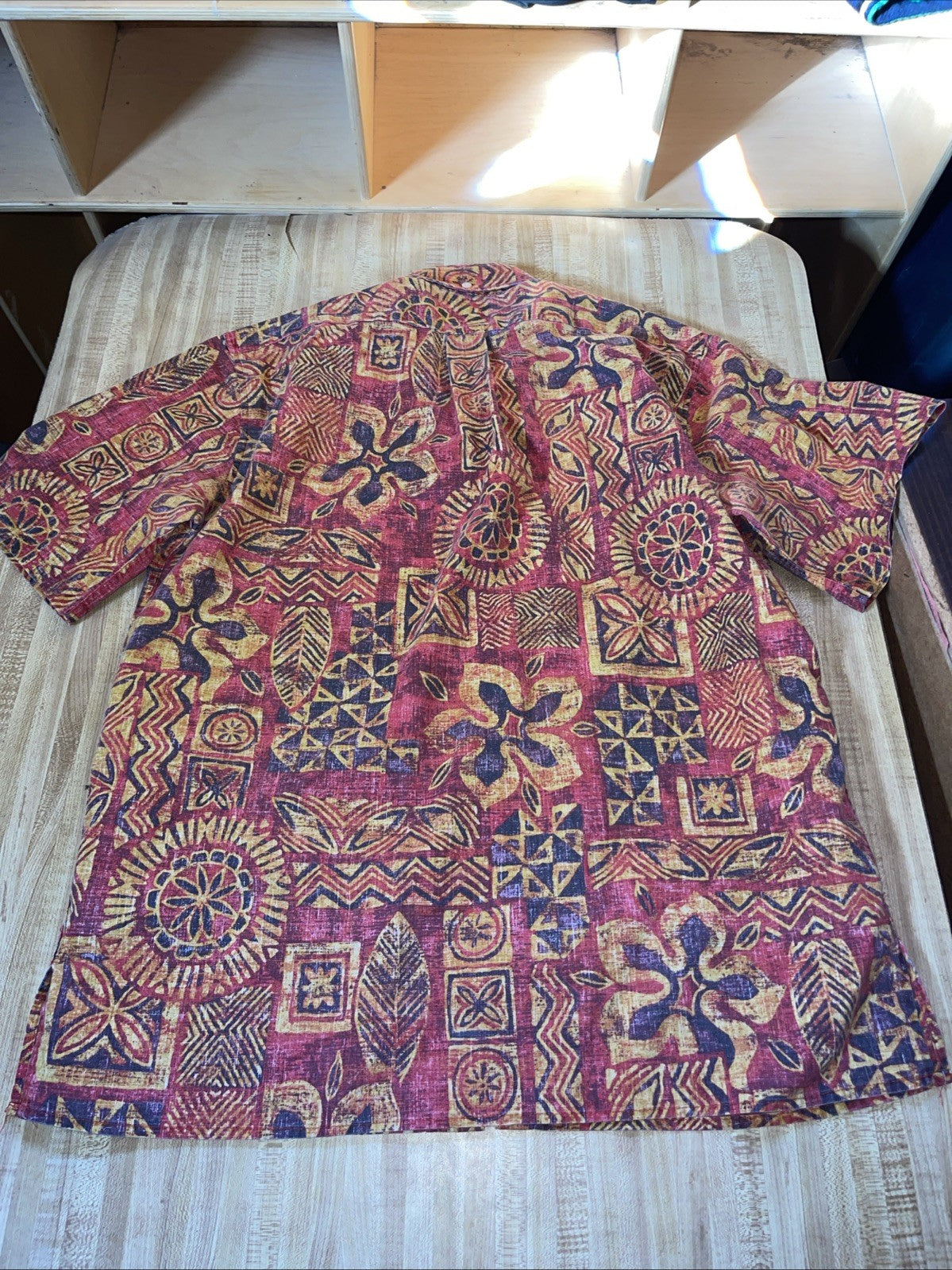 reyn spooner hawaiian shirt large