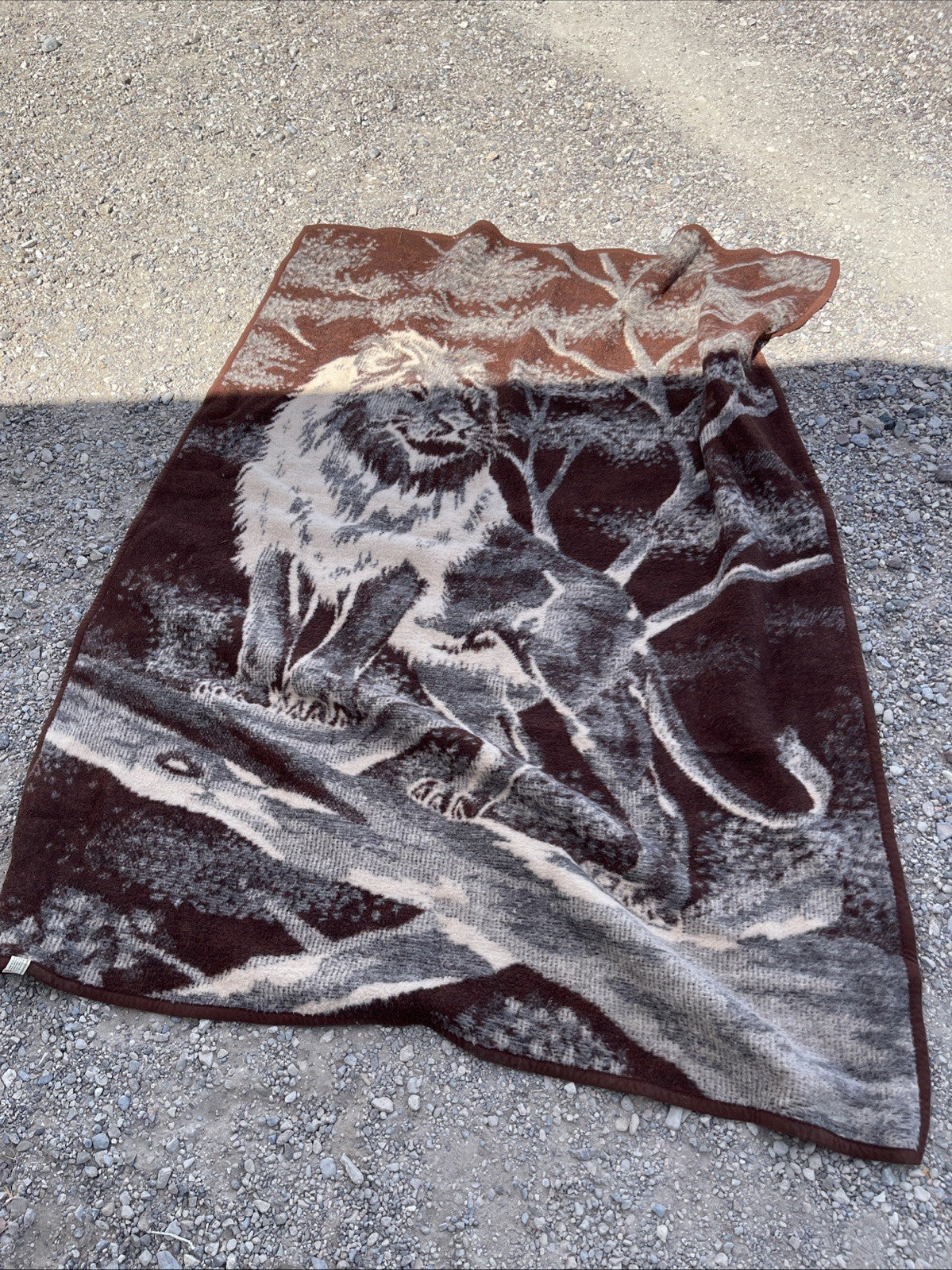 Vintage Lintex International Blanket Made In Spain