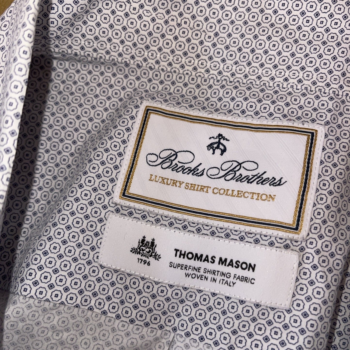 brooks brothers thomas mason shirt XL