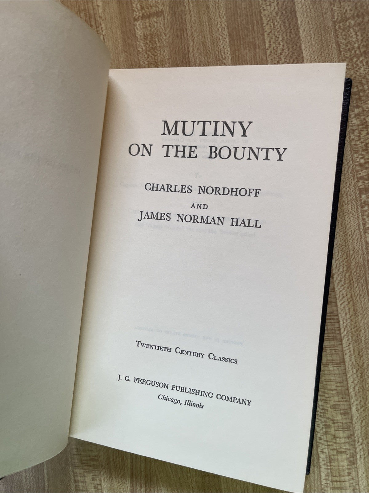 Mutiny On The Bounty Hardcover