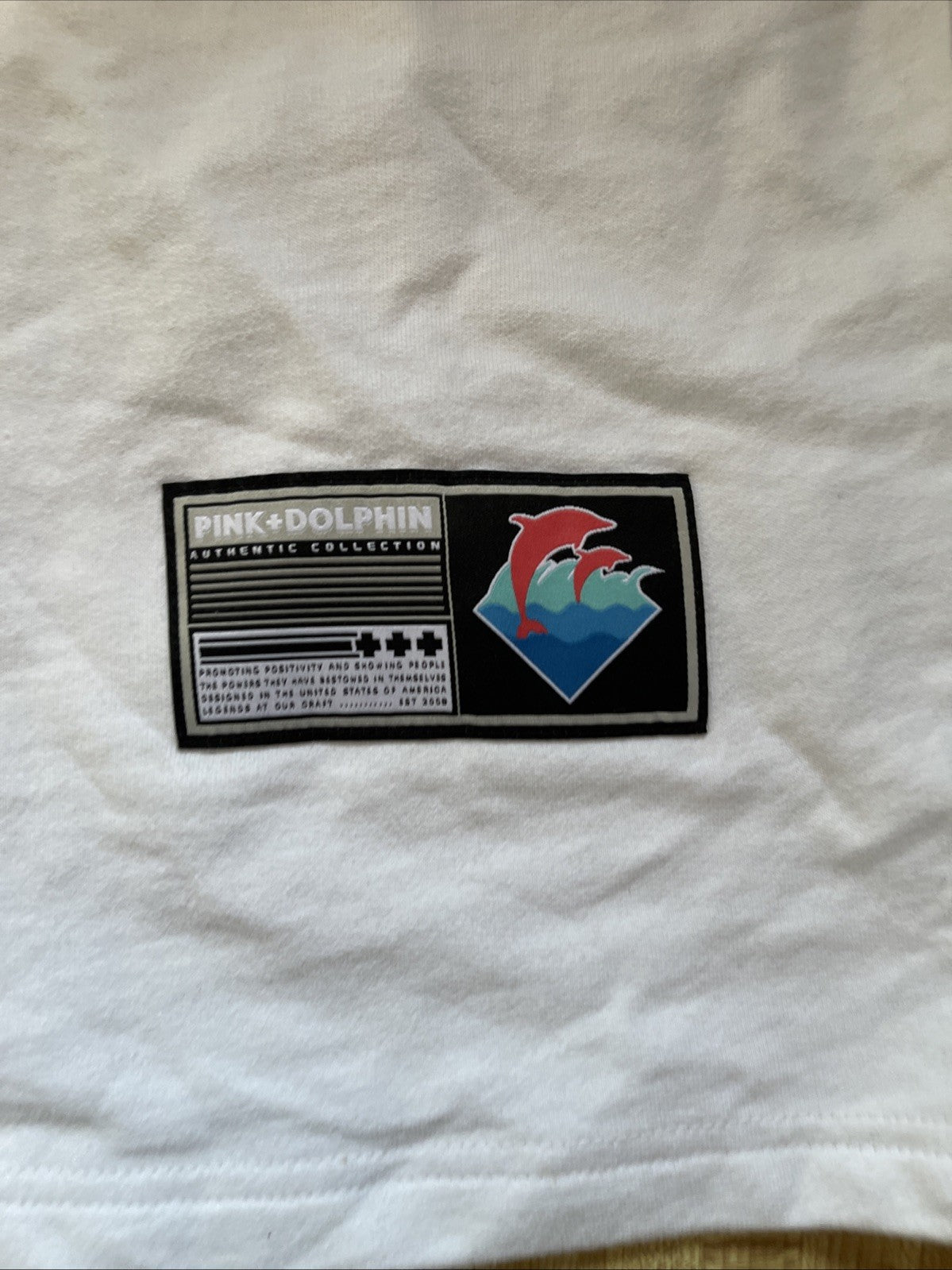 Pink Dolphin T Shirt Large 