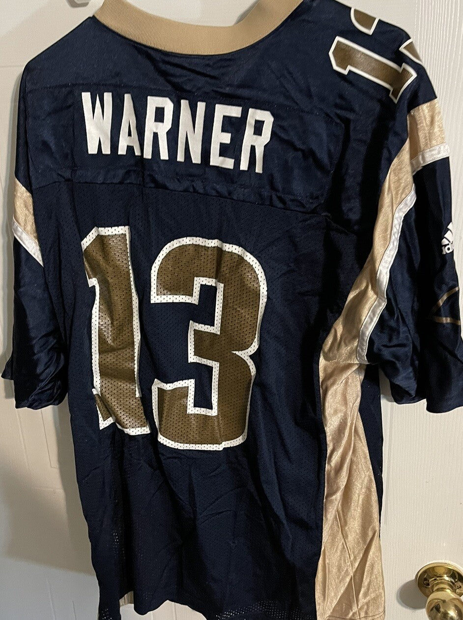 Adidas Kurt Warner Rams Jersey XXL
