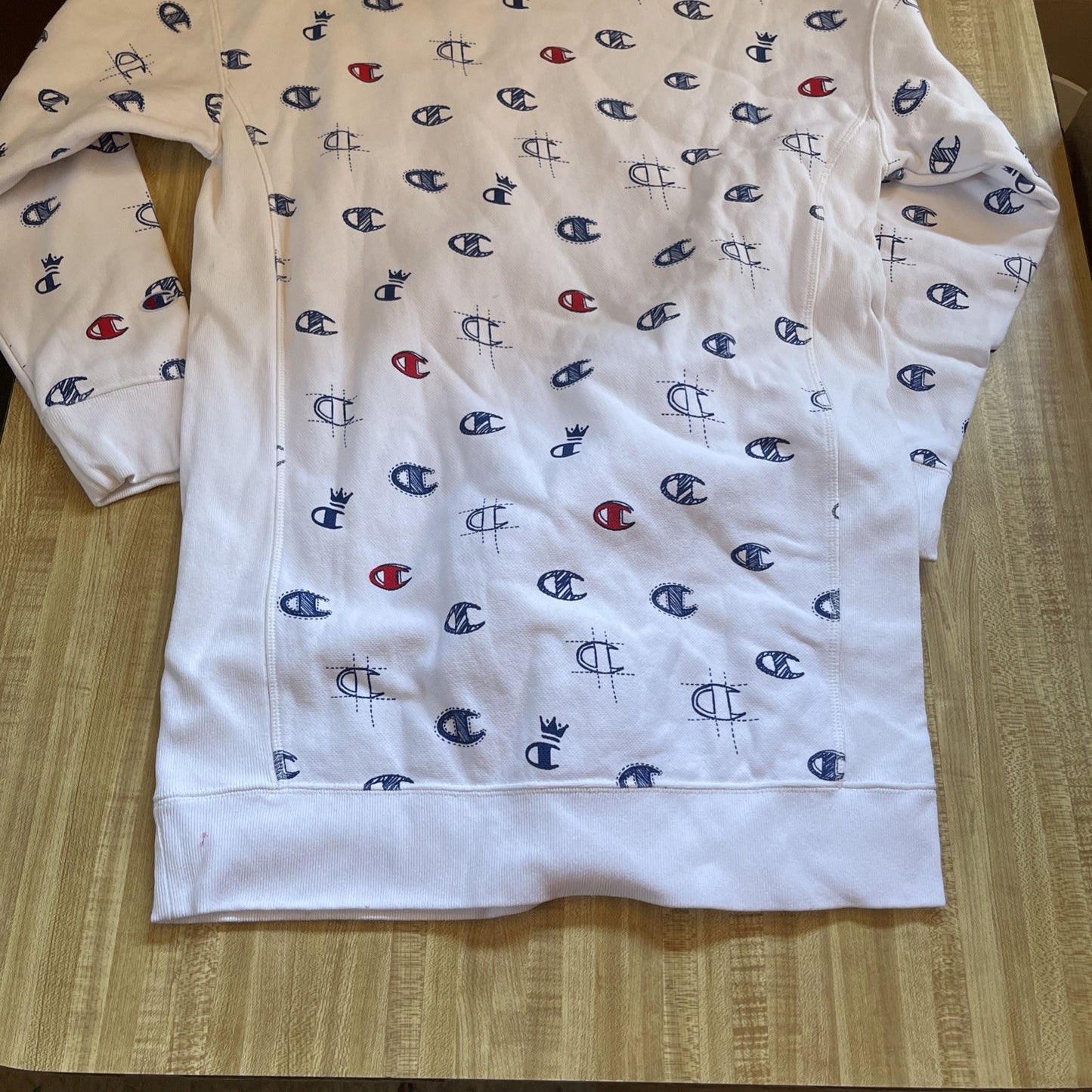 Champion Reverse Weave AOP Sweatshirt Medium 