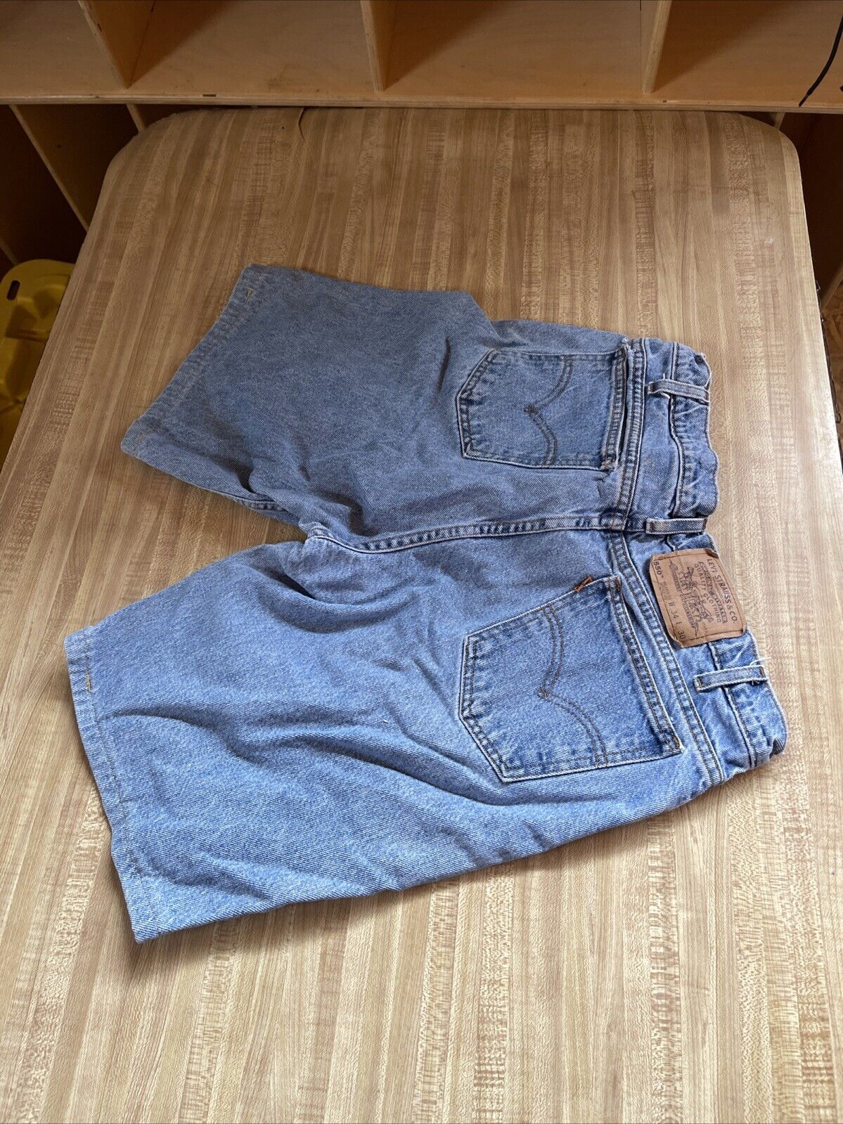 Vintage Orange Tab Levi’s 550 Jorts 34