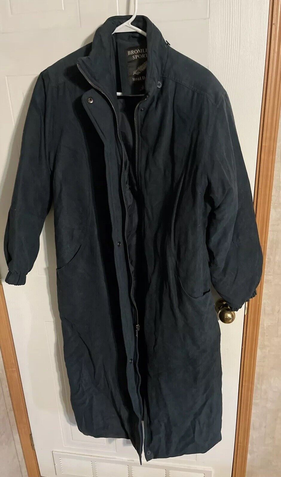 Vintage Bromley Sport Real Down Coat Small 