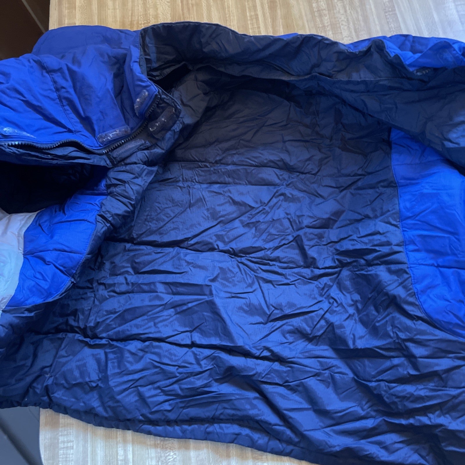 Vintage Starter Puffer Jacket Reversible Zipoff Sleeves 