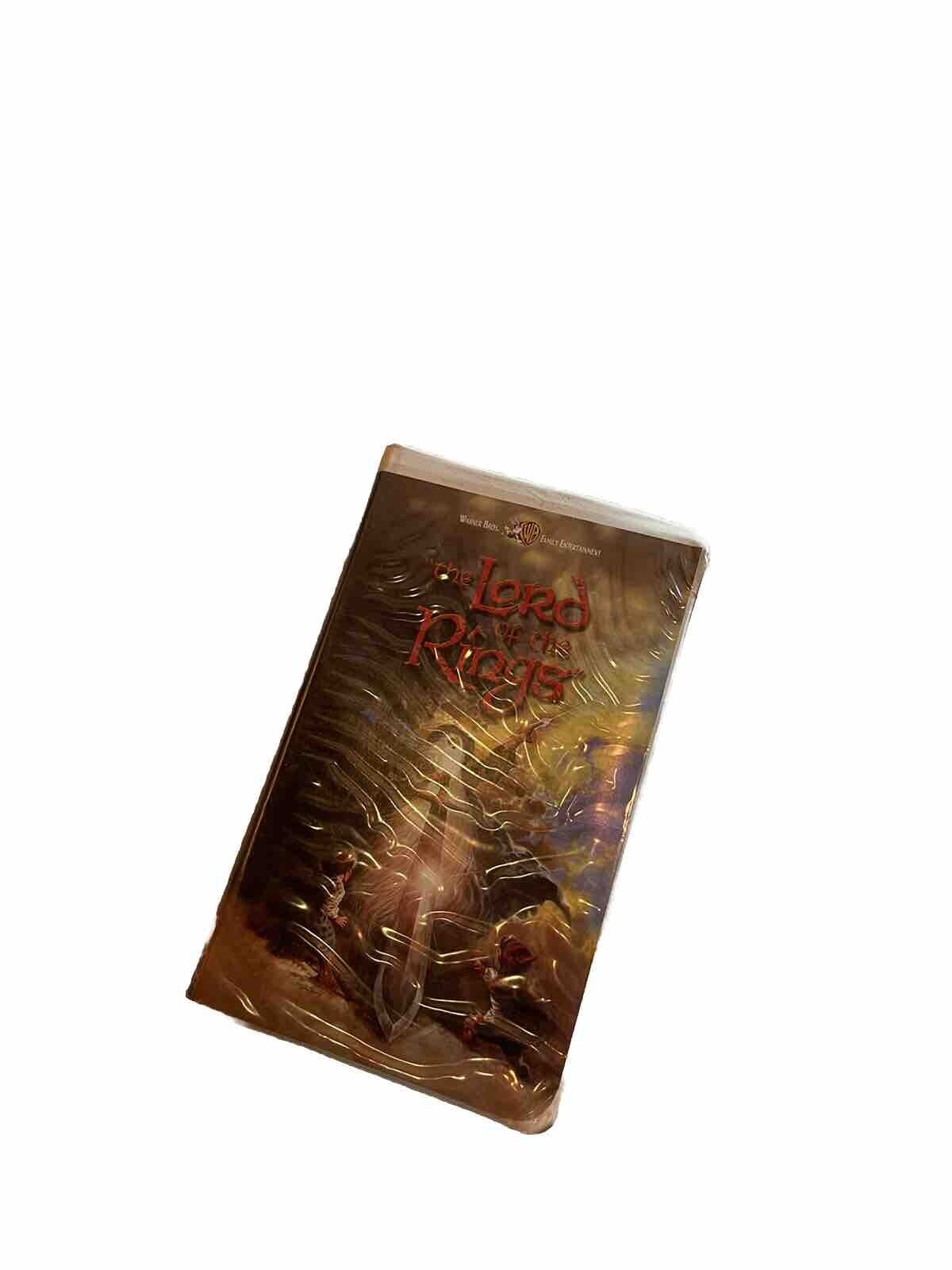 The Lord of the Rings VHS Warner Brothers Animated Movie (2001) Clamshell Case