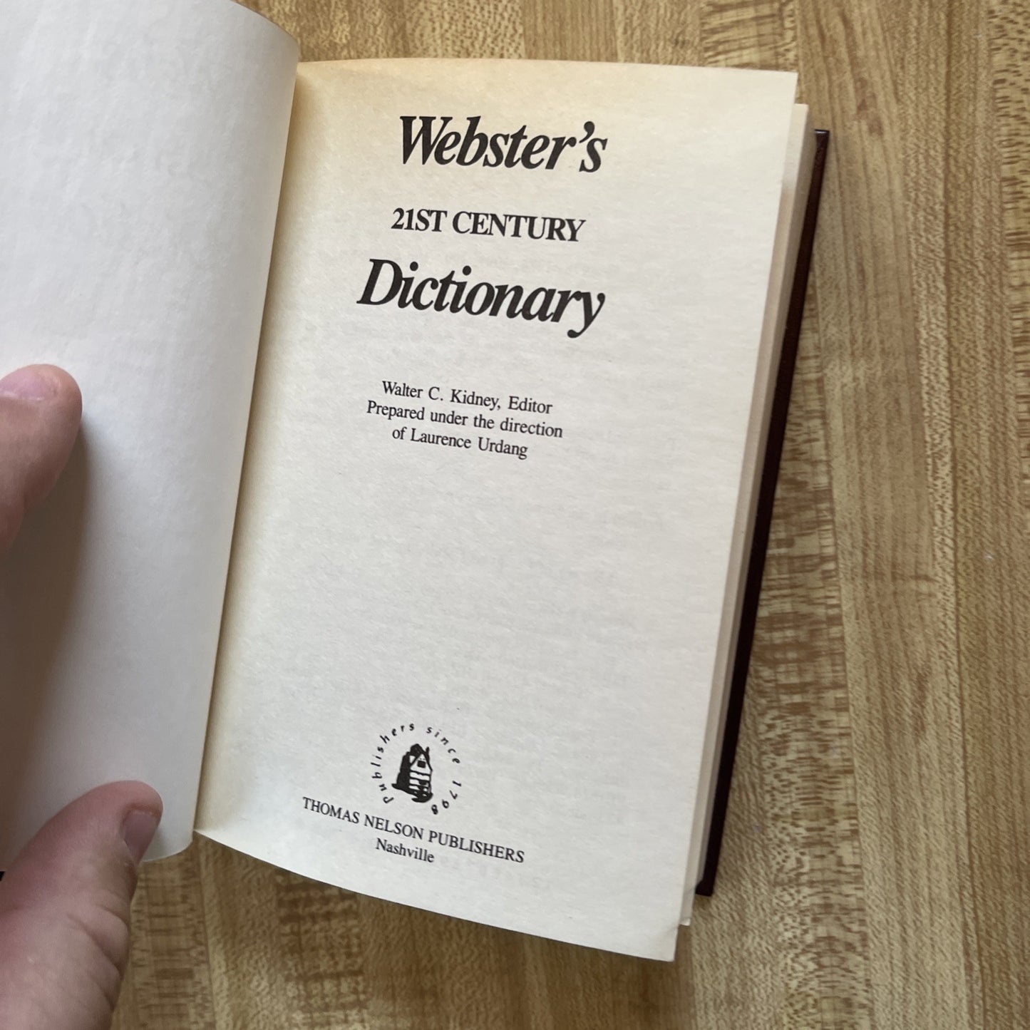 Webster’s 21st Century Dictionary Hardcover 