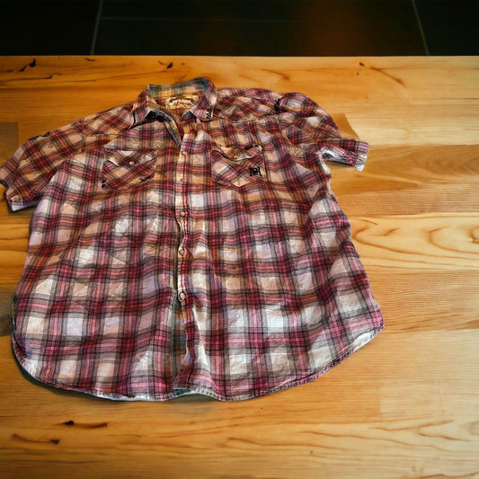 Ed Hardy Pearl Snap Shirt XL
