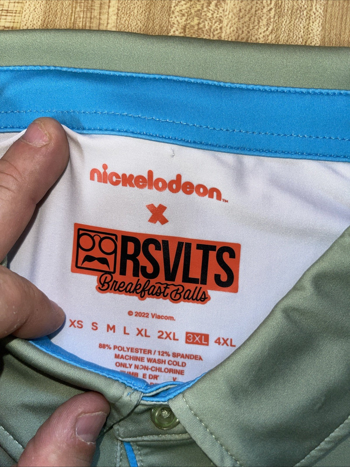 Nickelodeon X RSVLTS Polo 3XL 