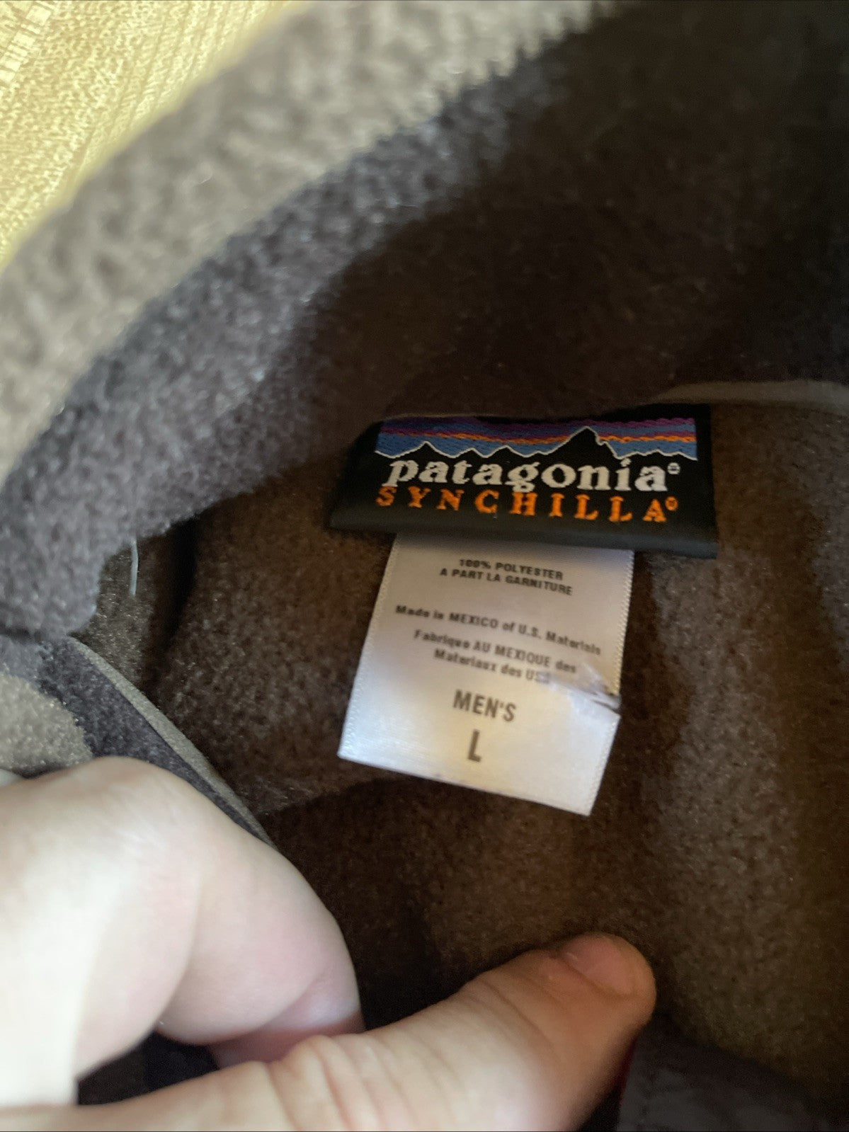 patagonia synchilla mens Large 