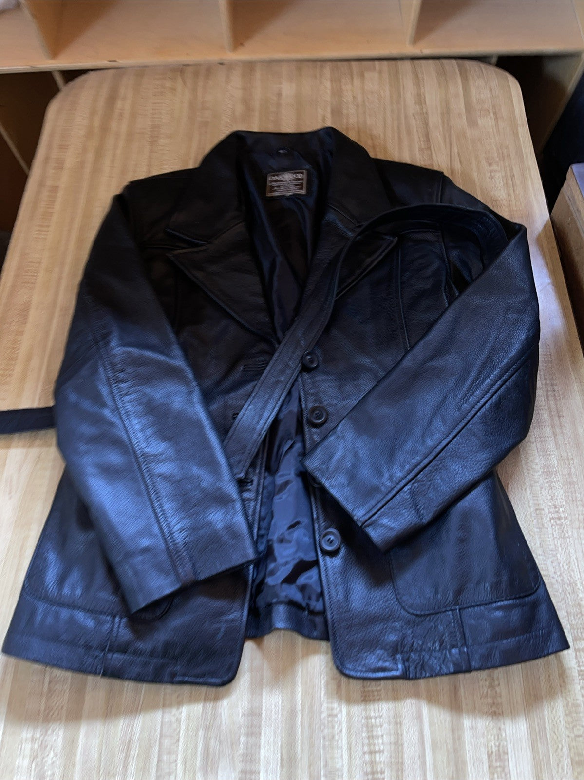 oakwood classic leather jacket Medium 