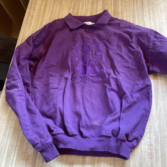 Vintage Create The Image Hotel Del Coronado Sweater Small/Medium Made In USA 