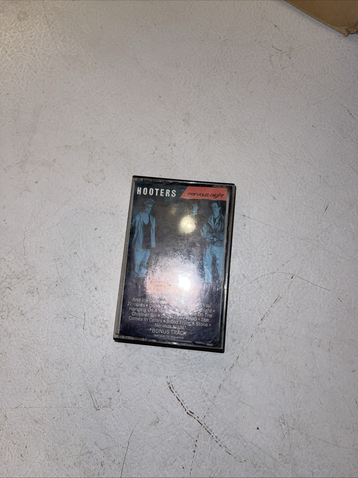 1985 HOOTERS Nervous Night Cassette CBS Records, Inc. Rock Music