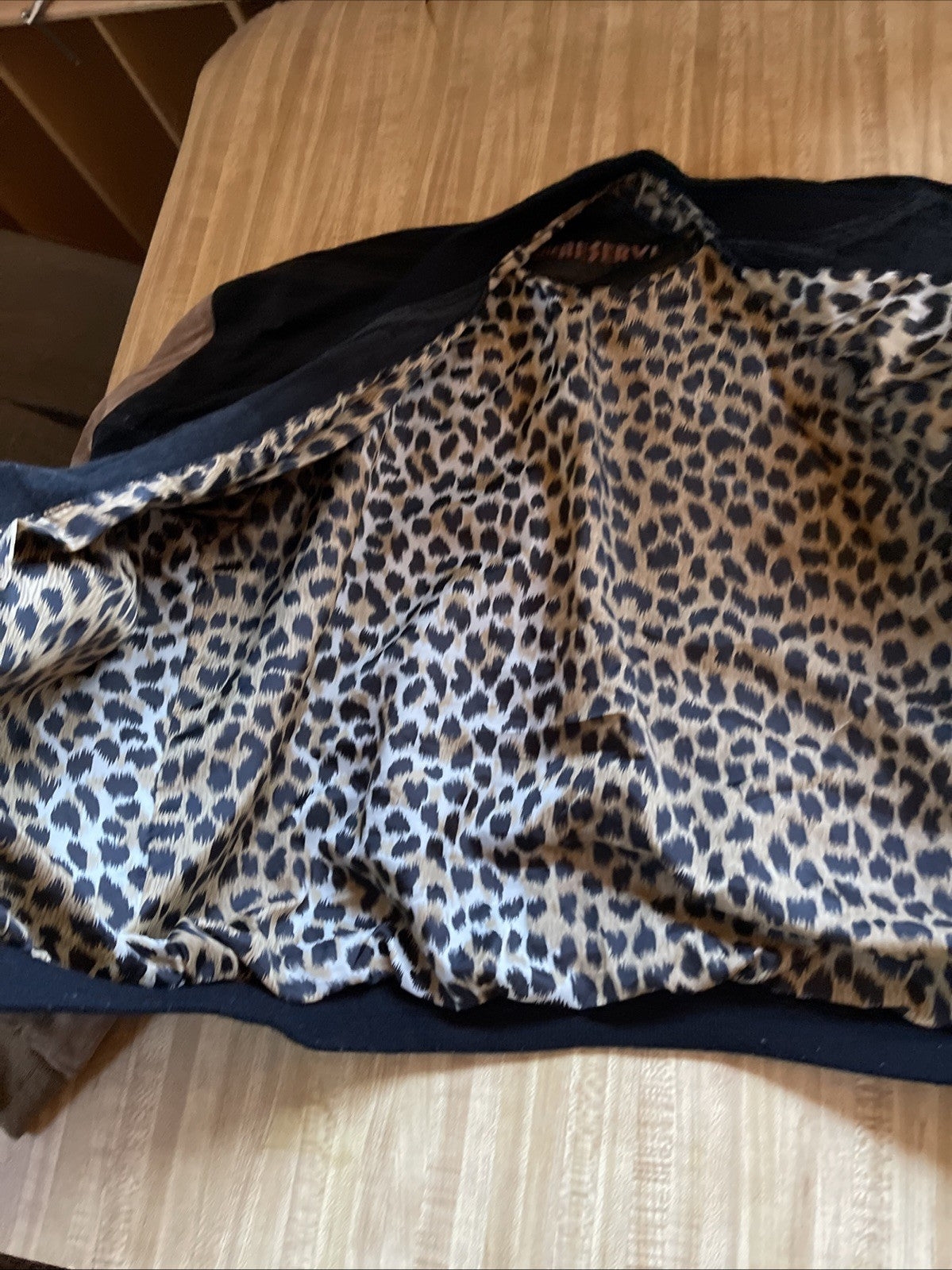 Vintage The Reserve Leather Bomber Jacket XL