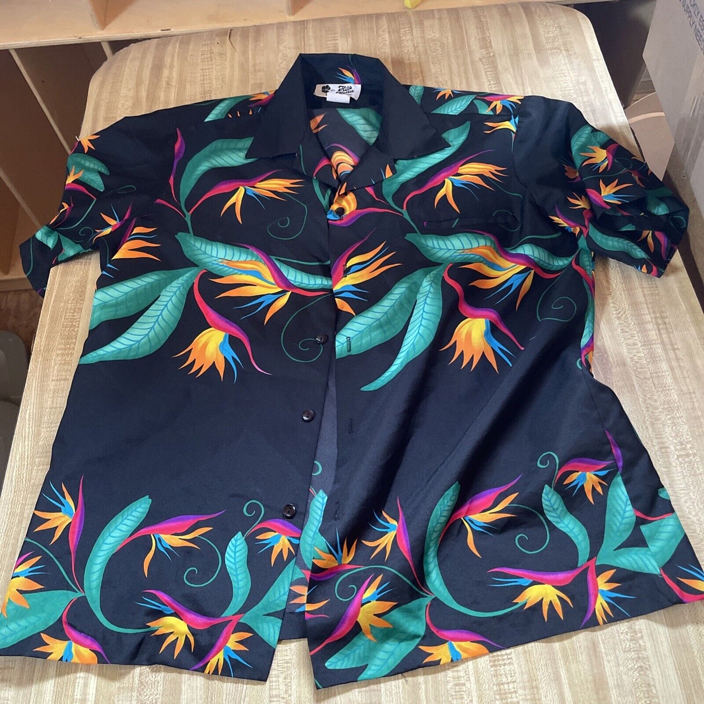 Vintage 1970s Hilo Hattie Hawaiian Shirt XL
