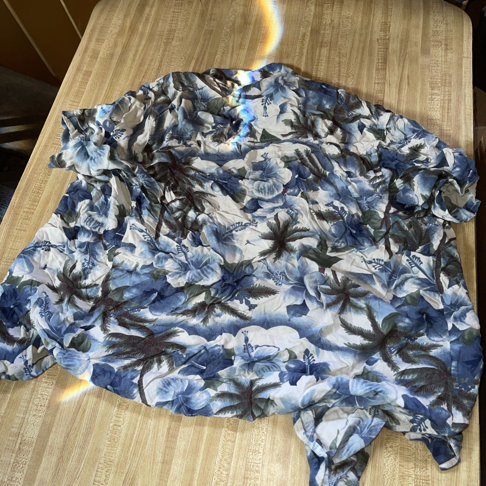 Bugle Boy Rayon Hawaiian Shirt Medium 