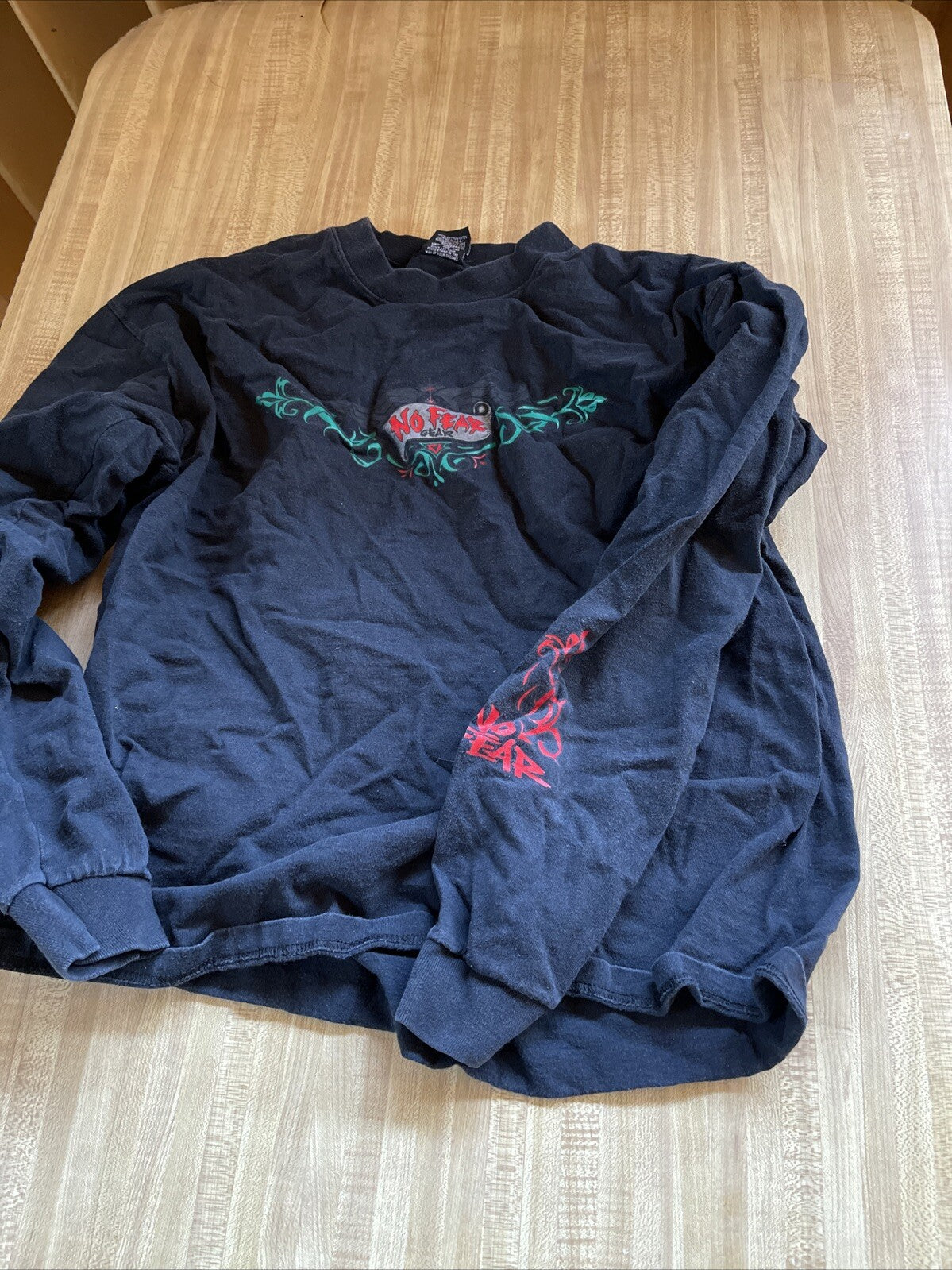 no fear long sleeve T shirt Large