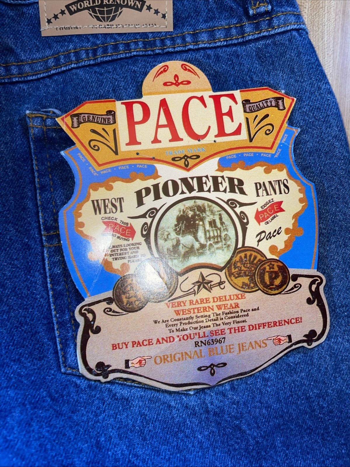 Deadstock Pace West Pioneer Jeans 30/30