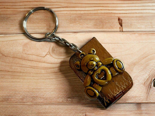 Tagaytay City Bear Keychain Homemade 