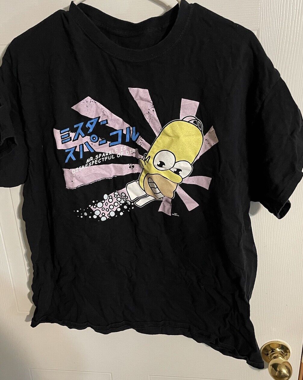 The Simpsons Mr Sparkle T Shirt Large 