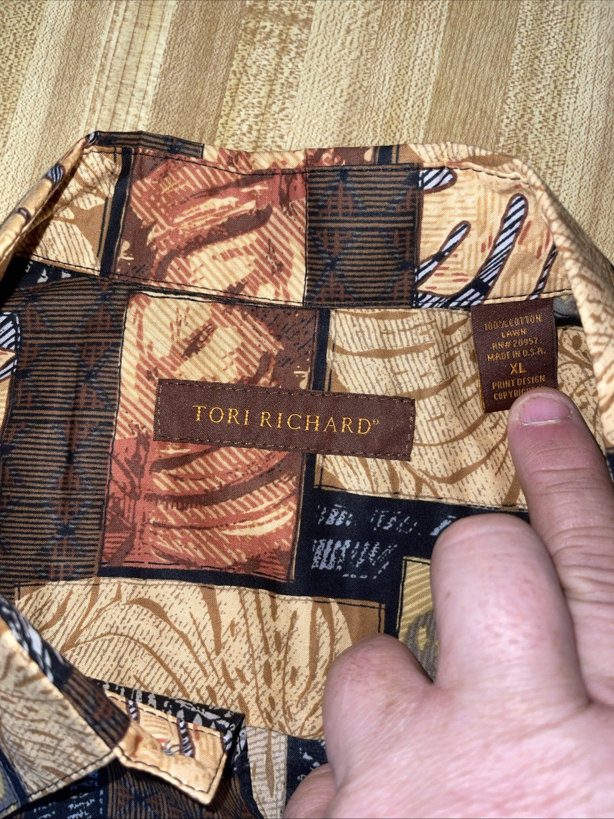 Tori Richard Hawaiian Shirt XL