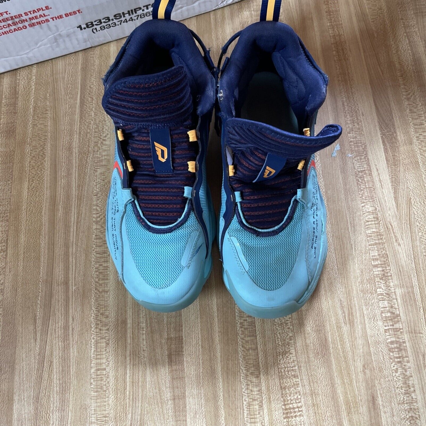 Adidas Dame 7 Size 9.5 No Laces