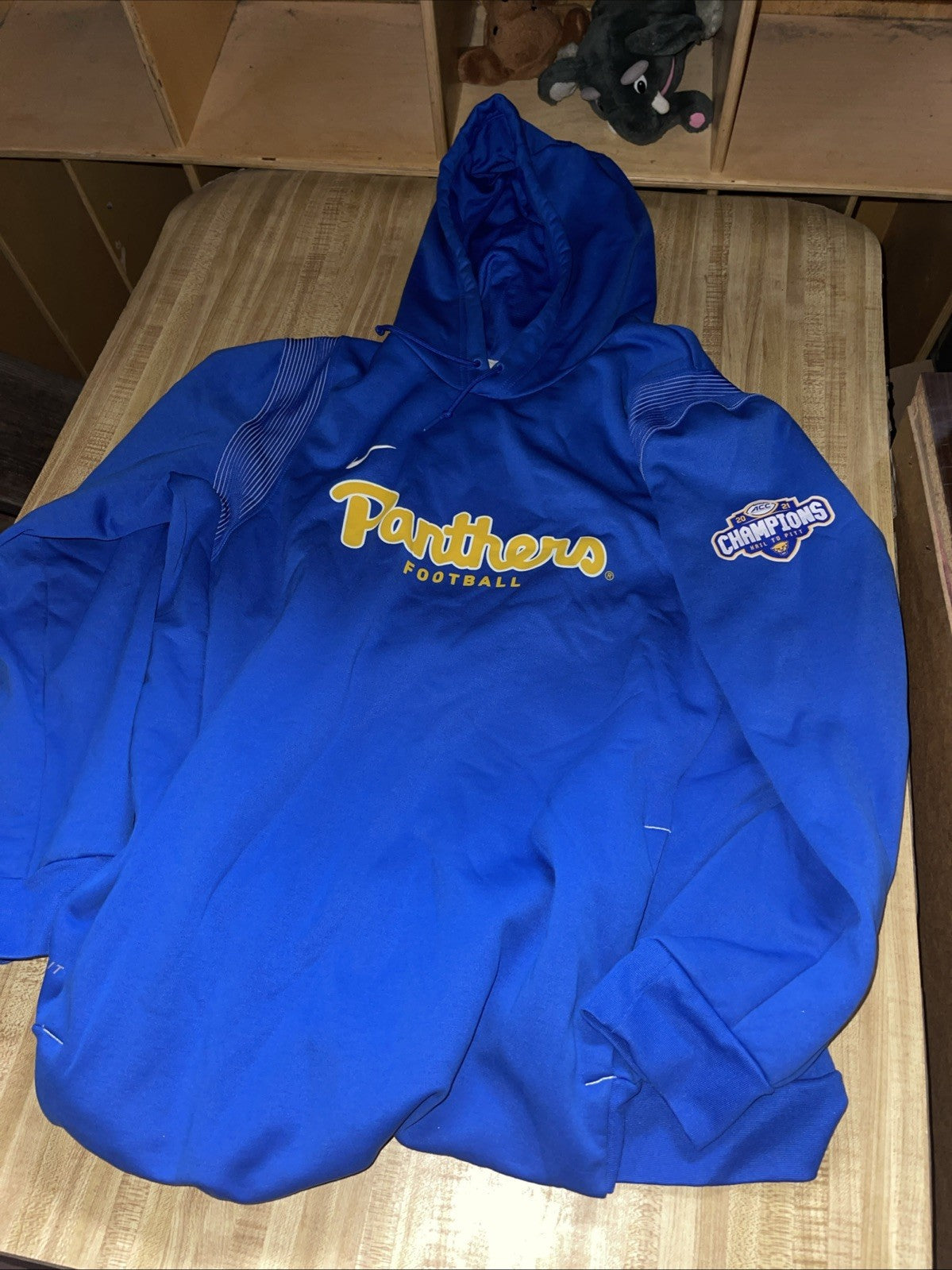 Nike Pittsburgh Panthers Football Hoodie 2021 ACC Champions XL