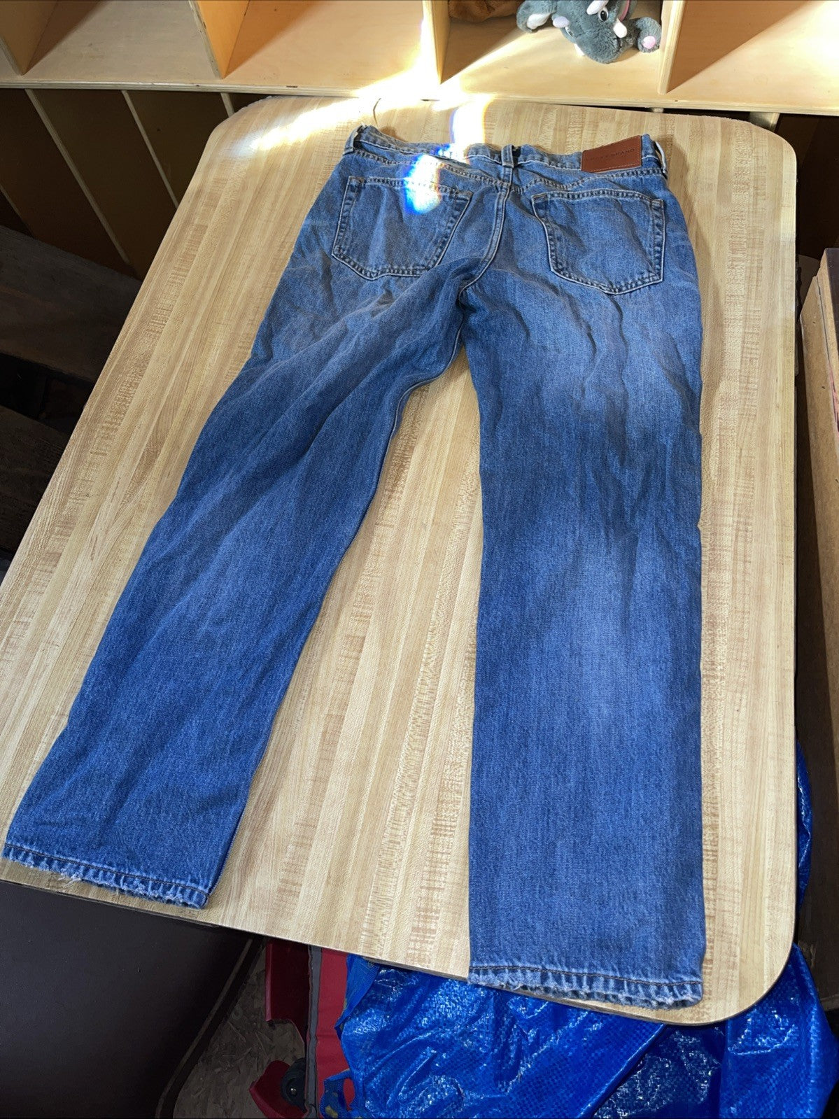 lucky brand mid rise boy jeans 8 Distressed 