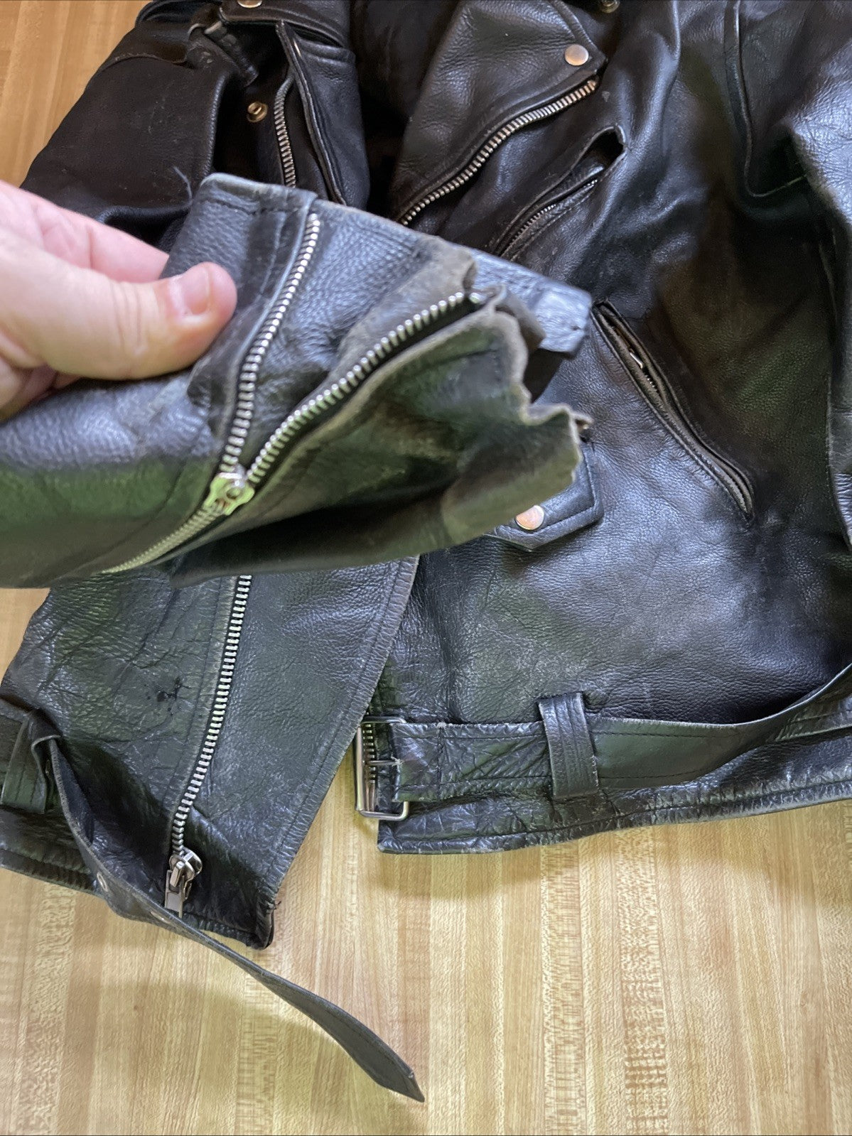 Vintage Paramount Leather Motorcycle Jacket 