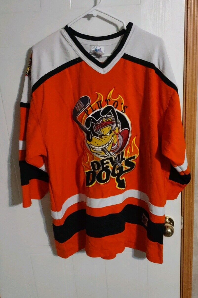 Disneyland Resort Pluto’s Devil Dogs Jersey Large 