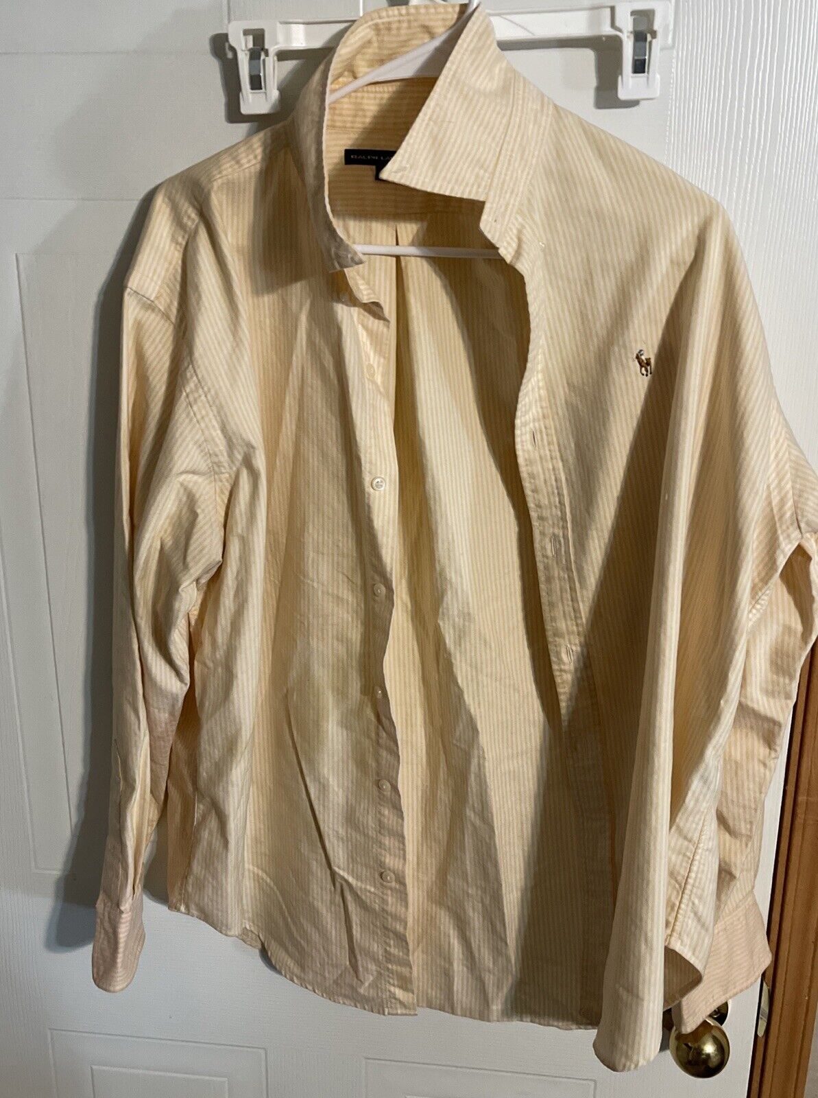Ralph Lauren Sport Button Up Large Flesh Pony