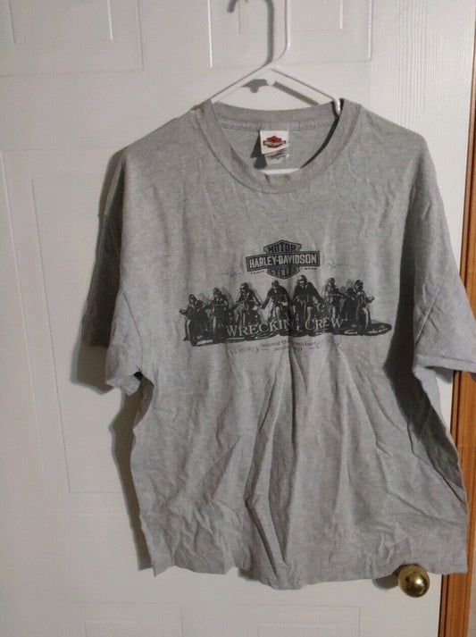 Wrecking Crew Harley Davidson T Shirt XL