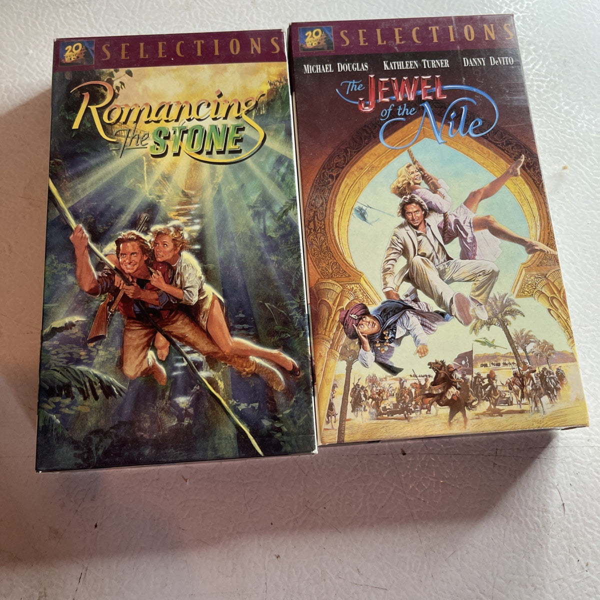 Romancing The Stone Jewel Of The Nile VHS Lot