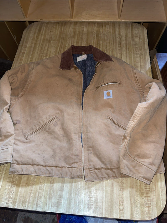 Vintage Flannel Lined Carhartt Jacket 